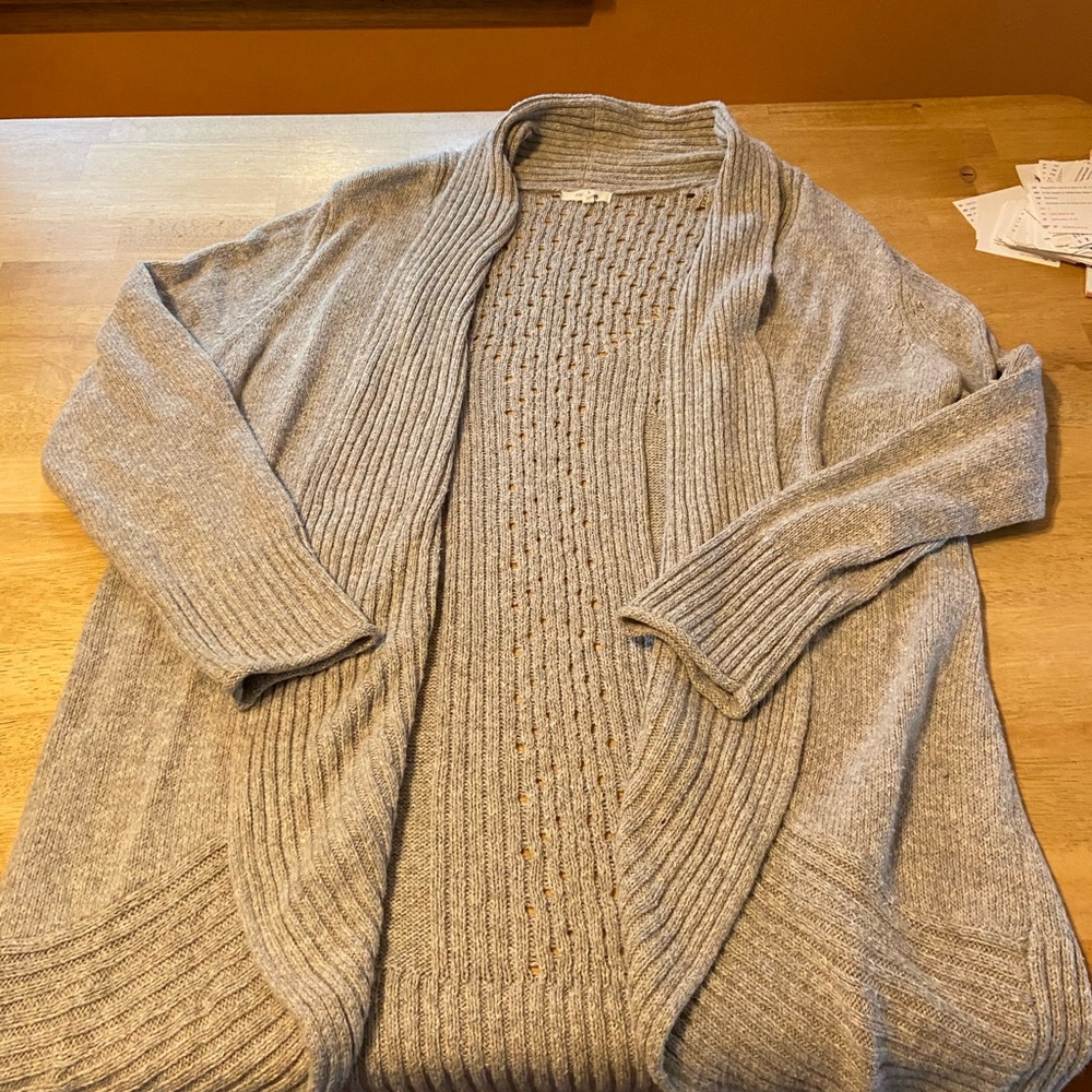 Tan cardigan